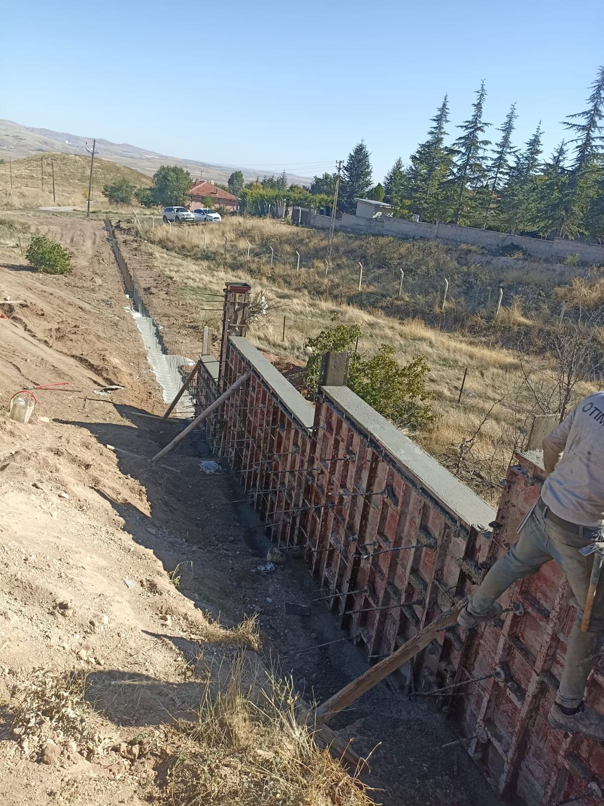 Ankara Beton Duvar - Çayyolu - Ankara bahçe duvarı projesi