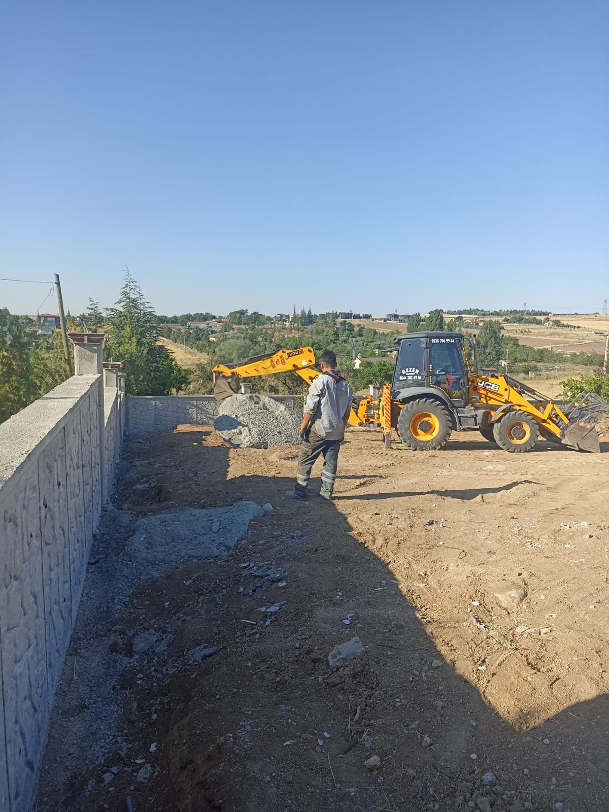 Ankara Beton Duvar - Çayyolu - Ankara bahçe duvarı projesi