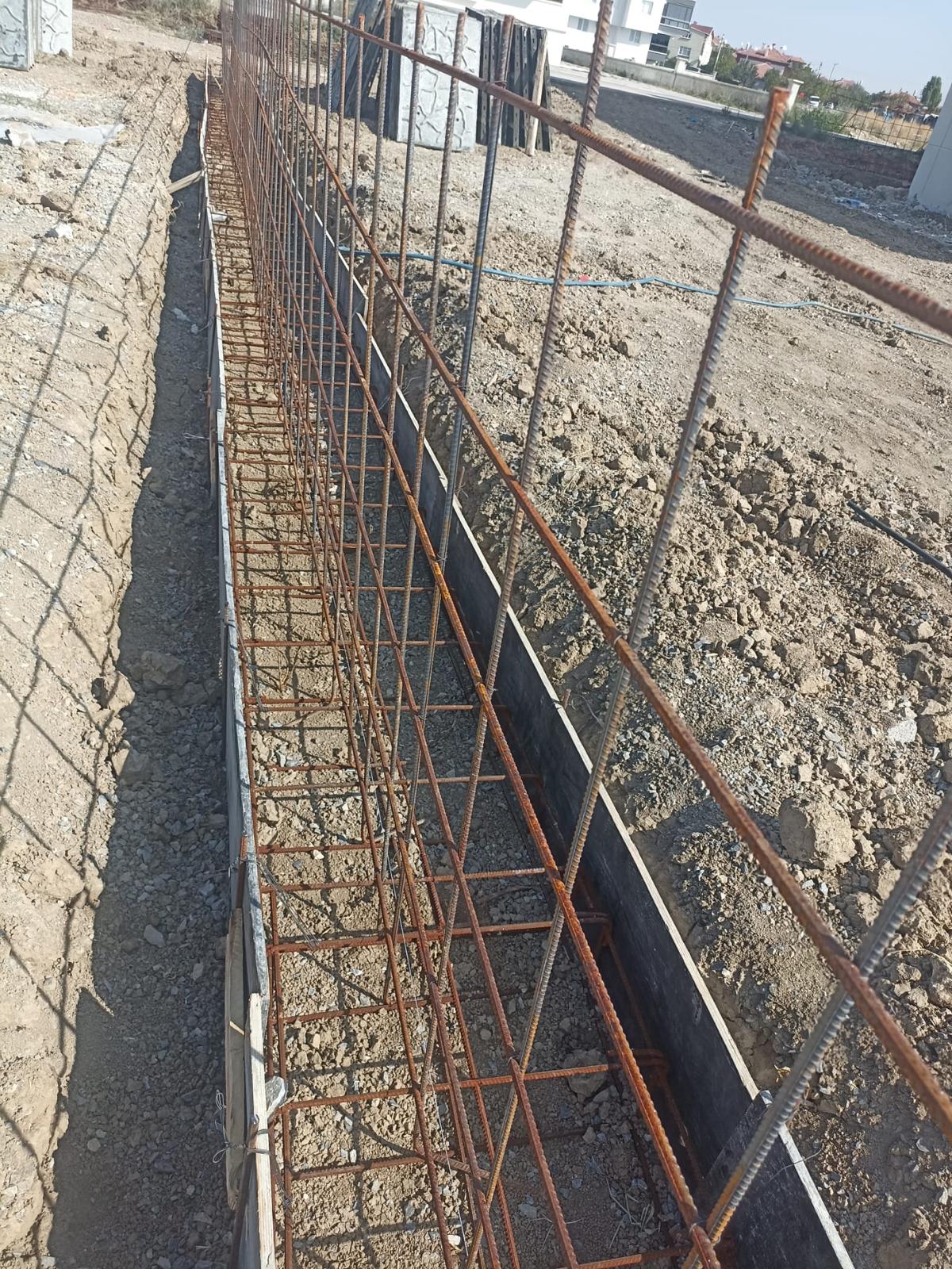 Ankara Çelik Kalıp - Tulumtaş - Ankara bahçe duvarı projesi