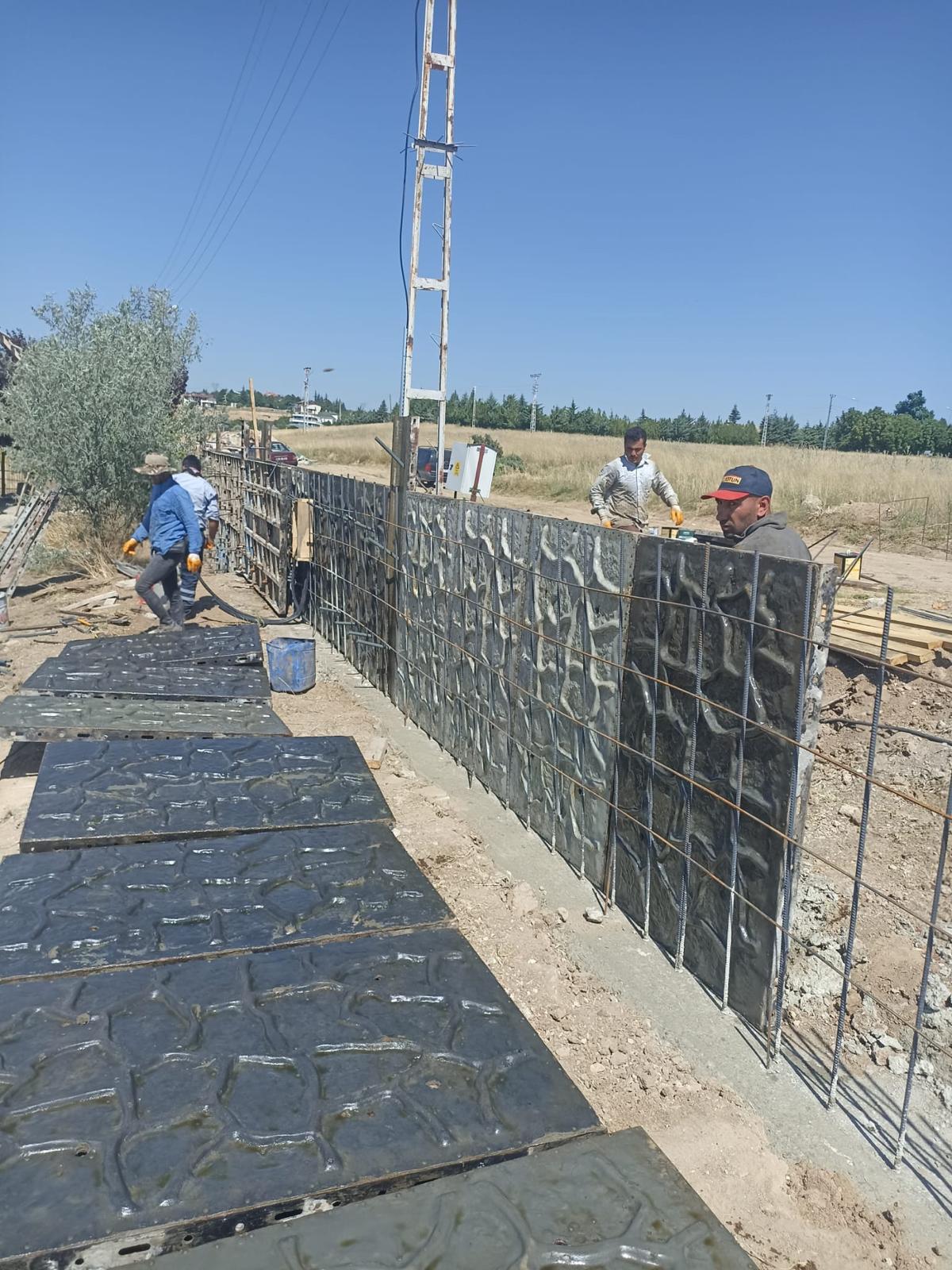 Ankara Beton Duvar - Yenimahalle - Ankara bahçe duvarı projesi