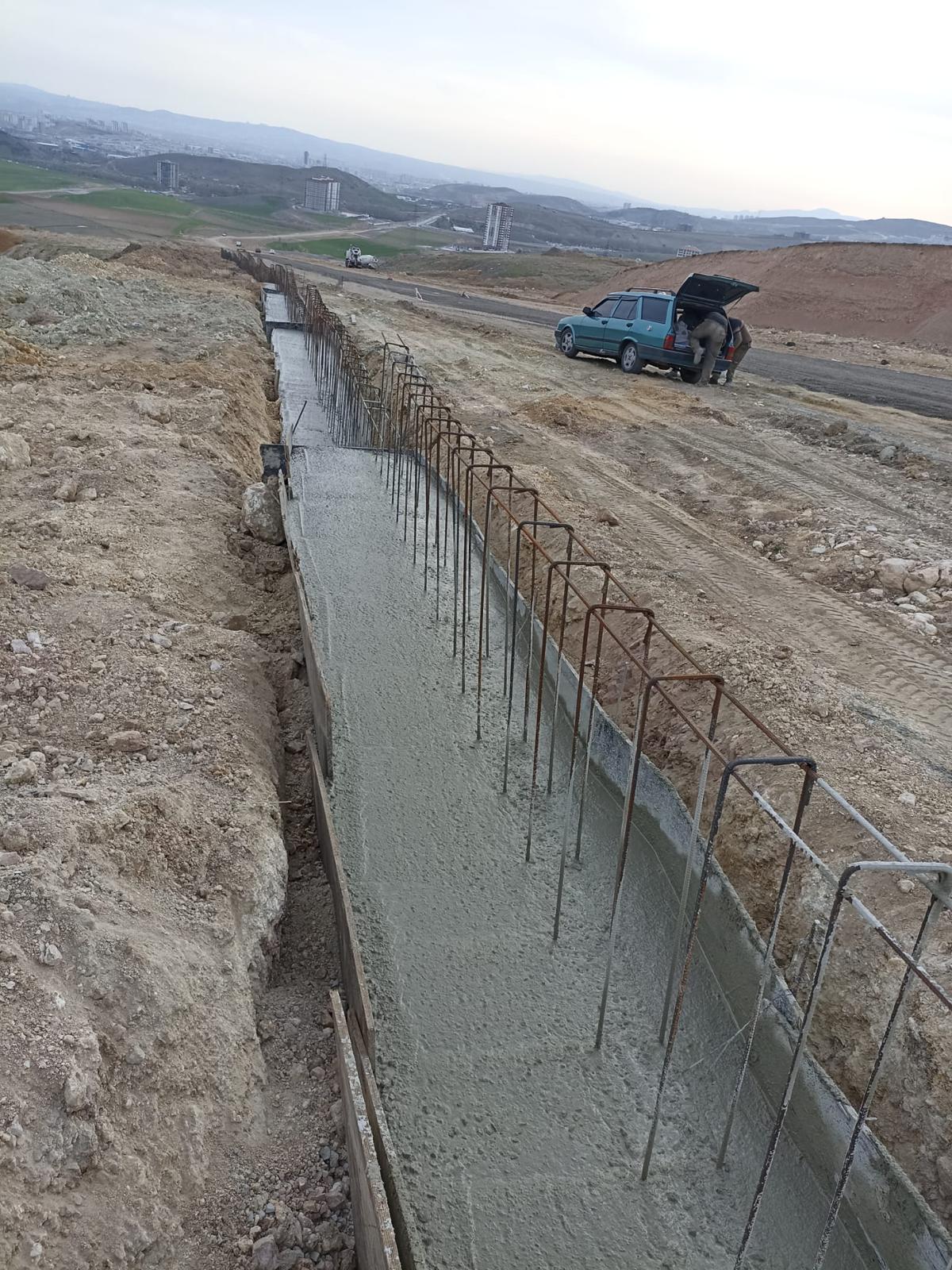 Ankara İstinat Duvarı - Ayaş - Ankara bahçe duvarı projesi