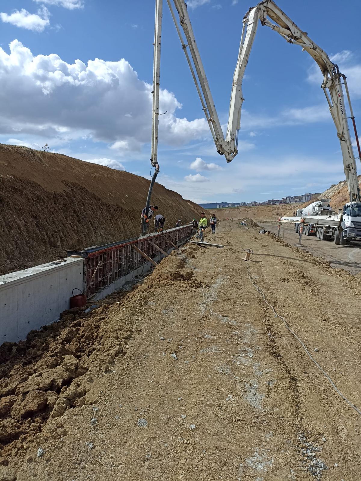 Ankara Çelik Kalıp - Beypazarı - Ankara bahçe duvarı projesi