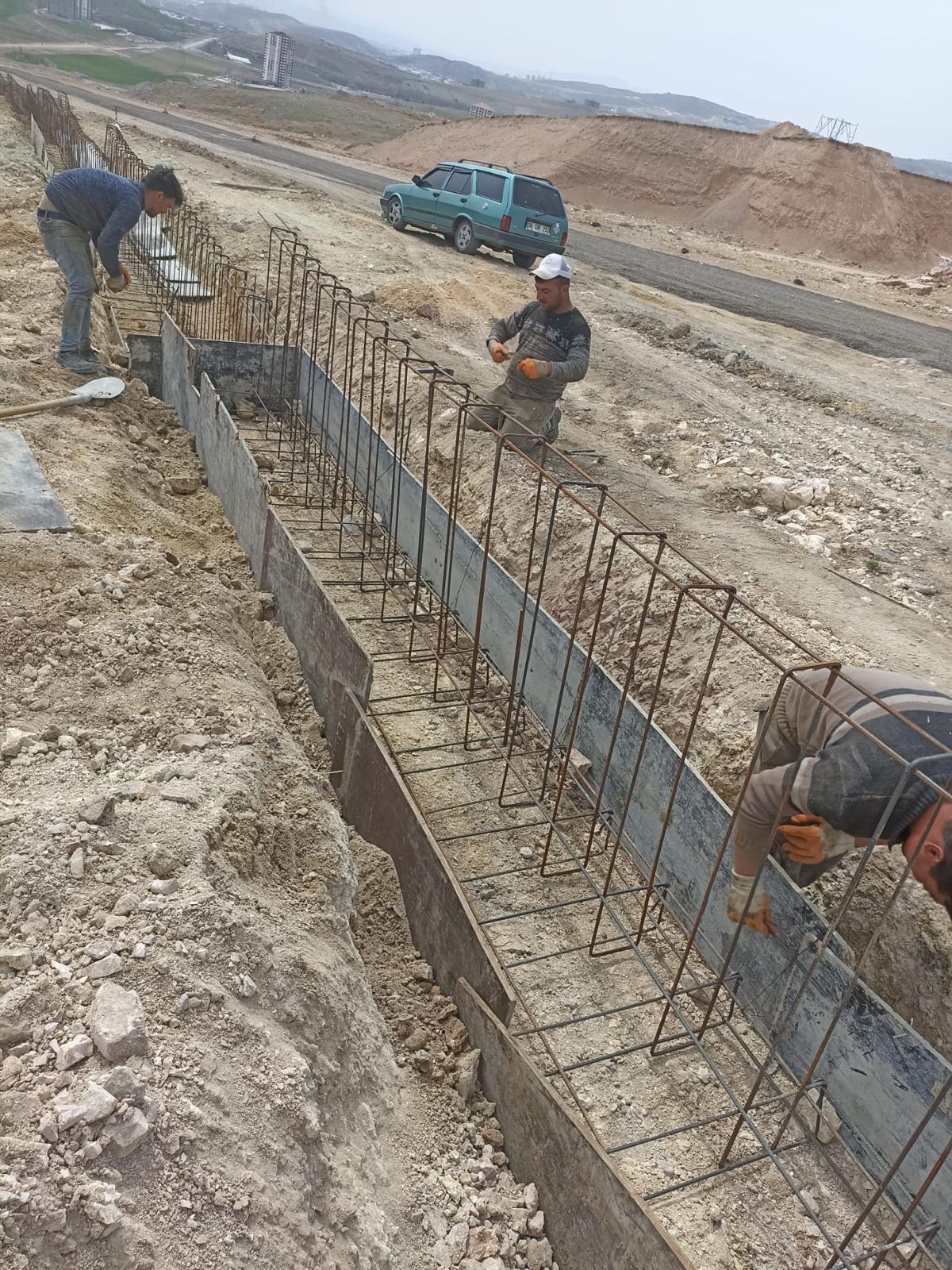 Ankara İstinat Duvarı - Çubuk - Ankara bahçe duvarı projesi