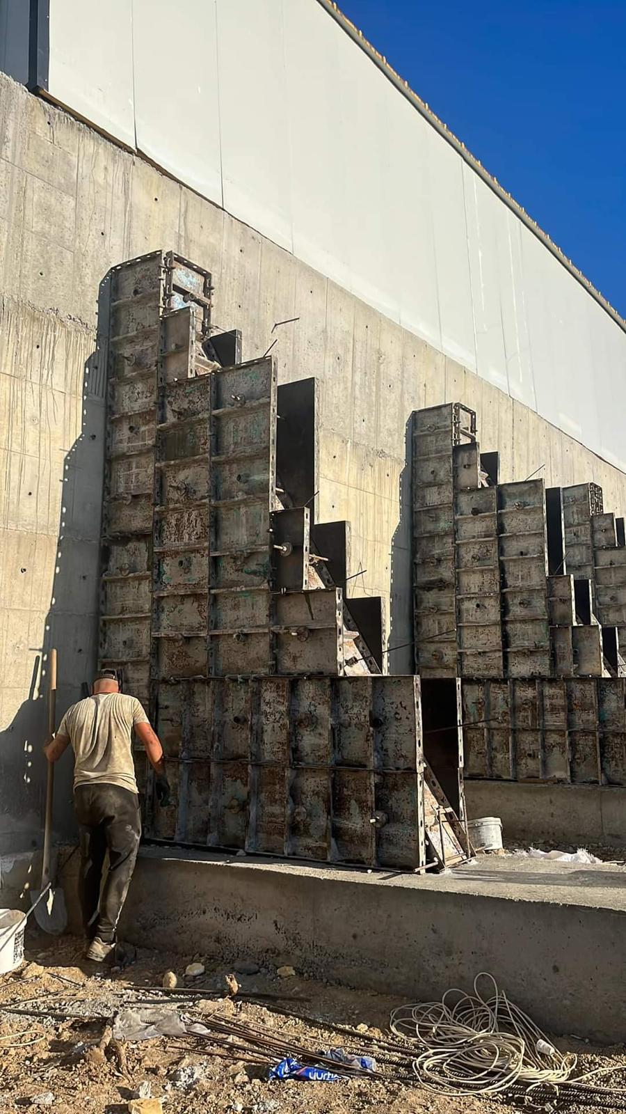 Ankara Çelik Kalıp - Tulumtaş - Ankara bahçe duvarı projesi