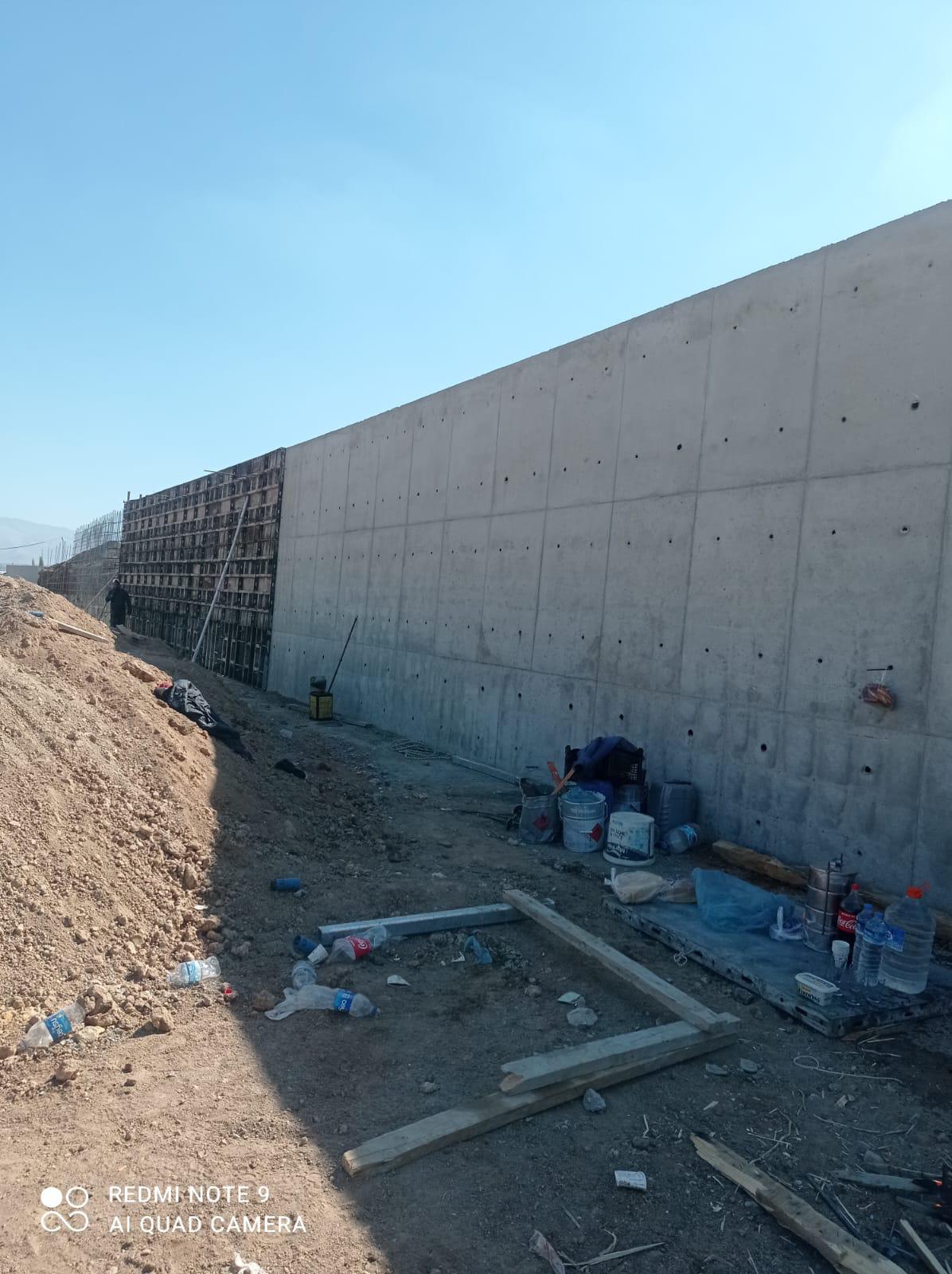 Ankara Beton Duvar - Kalecik - Ankara bahçe duvarı projesi