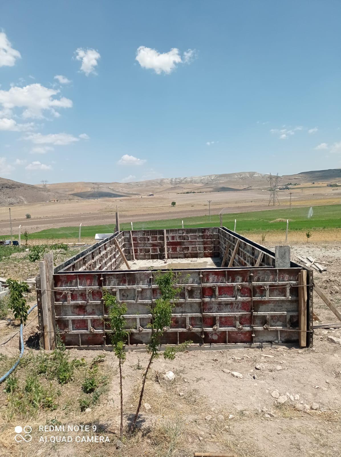 Ankara Çelik Kalıp - Kazan - Ankara bahçe duvarı projesi