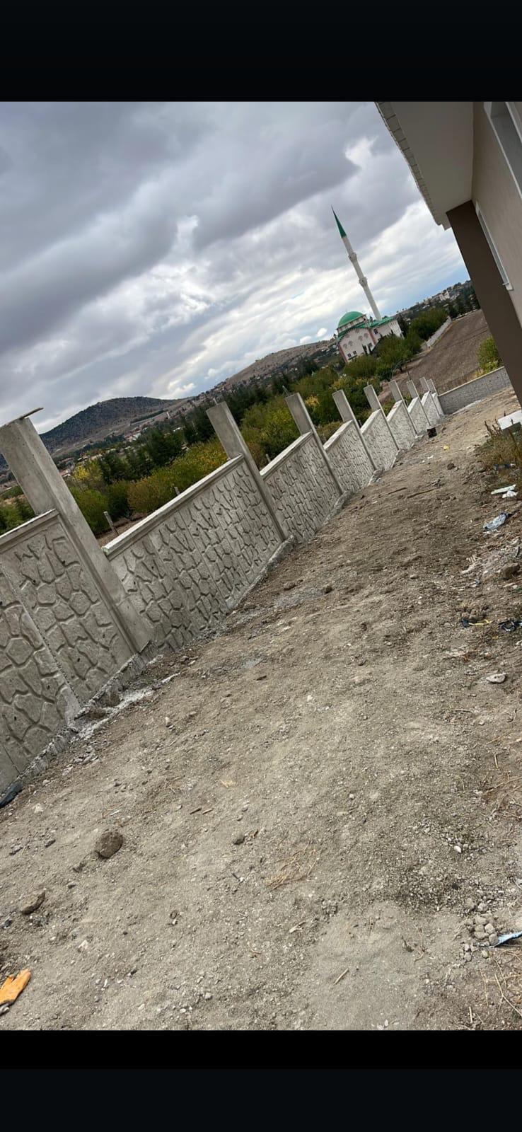 Ankara Çelik Kalıp - Şereflikoçhisar - Ankara bahçe duvarı projesi