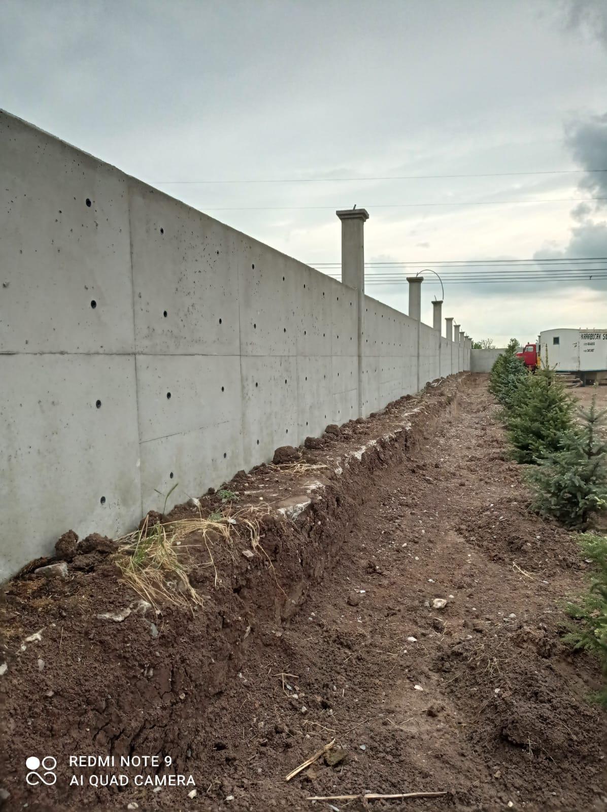 Ankara Beton Duvar - Çayyolu - Ankara bahçe duvarı projesi