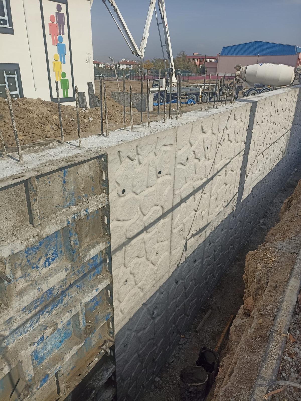 Ankara İstinat Duvarı - İncek - Ankara bahçe duvarı projesi